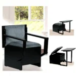 Spacecrafts Multifunctional Bichair | Sofa Cum Study Desk with Storage