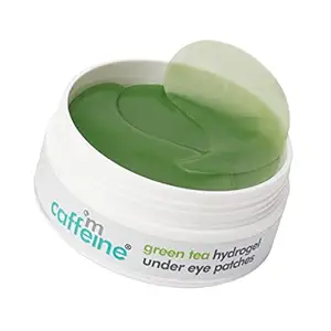 Green Tea Hydrogel Under Eye Patches for Dark Circle, Fine Lines & Wrinkles Reduction | Cooling Under Eye Patch Mask