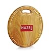 Neem Wood Chopping Board Round | 13 Inch (33.5 cm Diameter) Vegetable Chopping Board Wooden for Kitchen | Round Shape Thick Wooden Cutting Board