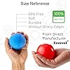 50 Pcs 6 cm Soft and Safe Multi Colour Plastic Pool Balls for Kids.8 Colorful Balls for Kids Soft Edged Ball - Image 2