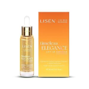 Anti-Wrinkle, Anti Aging Face Serum With Peptides, Ceramides, Adenosine & Gold Particles | Timeless Elegance Skin Ampoule For Unisex