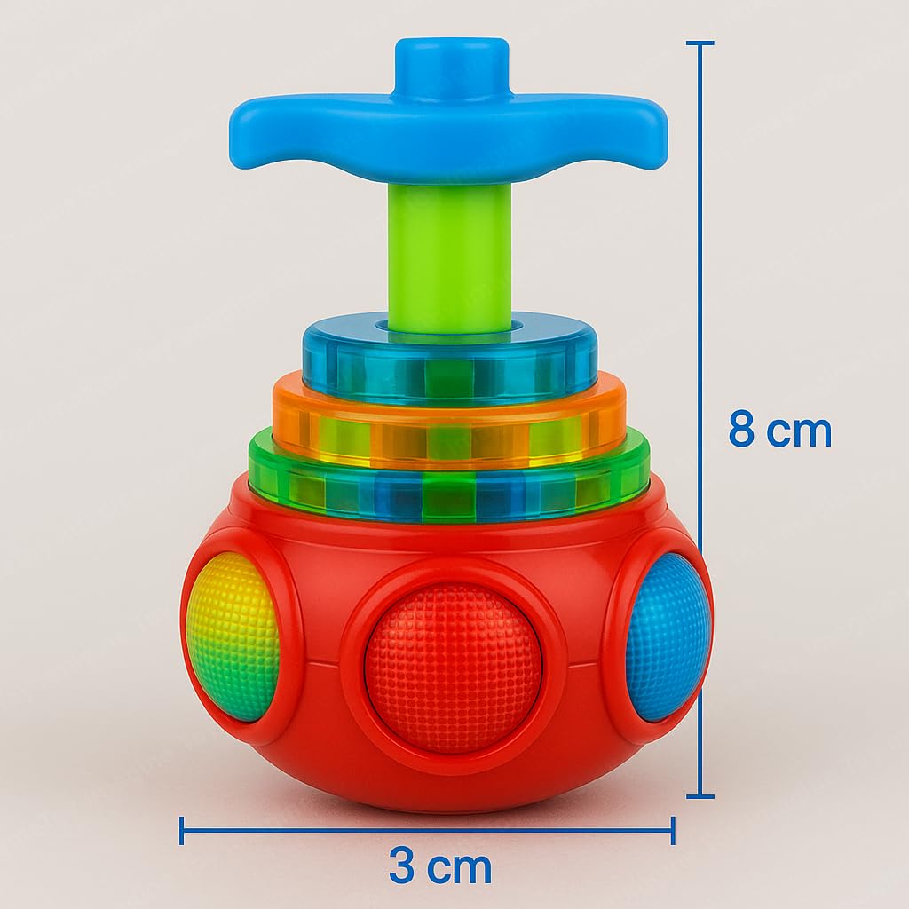 Toy Imagine Gyro Magic Lattoo Toy for Kids – Musical Light-Up Spinning Top Toy with Sound - Image 7