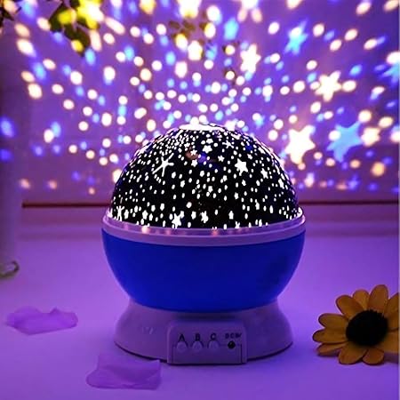 Star Master Galaxy Night Projector Lamp Ceiling Led Light 360 Rotating Colorful Lights Starry Space Projection Home Decoration Amazing Design, Gift for Kids Boy Girl