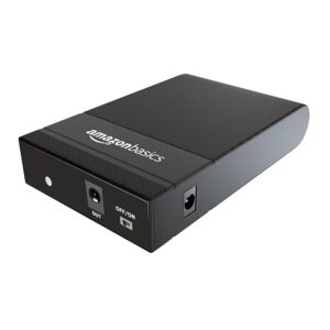 WiFi Router Modem Set top Box Devices. Supports 12Vdc-2.5A Fiber Routers. Backup Upto 3 Hours