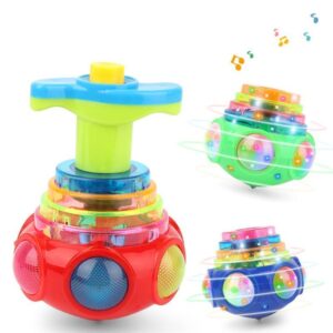 Toy Imagine Gyro Magic Lattoo Toy for Kids – Musical Light-Up Spinning Top Toy with Sound