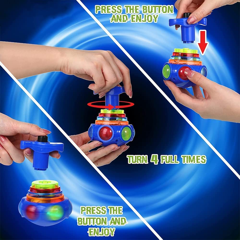 Toy Imagine Gyro Magic Lattoo Toy for Kids – Musical Light-Up Spinning Top Toy with Sound - Image 5