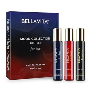 Gift Set 3x15ML | Long Lasting EDP Perfume for Woman | Alpha, Fantasy & Magnetic | Pink Pepper, Jasmine and Moss