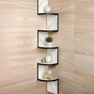 Dime Store Engineered Wood Wall Shelf Corner Shelf