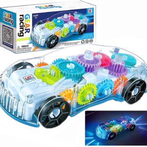 Storio 3D Baby Car Toy with 360 Degree Rotation