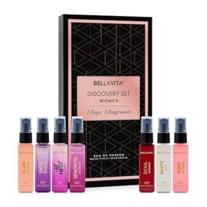 Luxury Discovery Woman | Long Lasting Eau De Parfum 7x8ml Trial Perfume Gift Set for Women