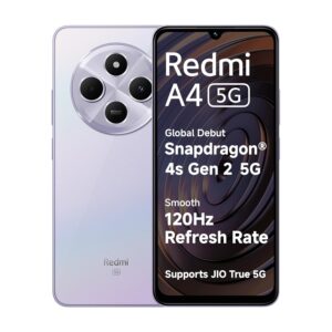 Redmi A4 5G (Sparkle Purple, 4GB RAM, 64GB Storage)