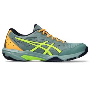Asics Gel-Rocket 11 Indoor Court Shoes (Celadon/Safety Yellow)