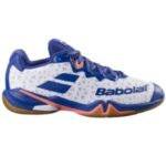 Shadow Tour 4 Mens Indoor Court Shoes (White/Blue Navy)
