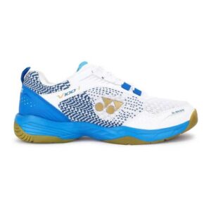 Yonex Mens Badminton Shoes (White/Blue Hawaii)