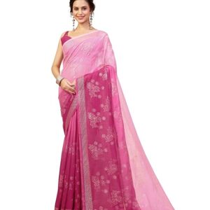 Vareli Taspa Embellishment Work Saree With Unstitched Blouse Piece